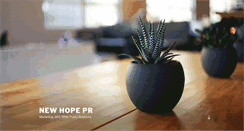 Desktop Screenshot of newhopepr.com