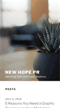 Mobile Screenshot of newhopepr.com
