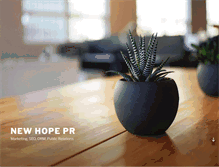 Tablet Screenshot of newhopepr.com